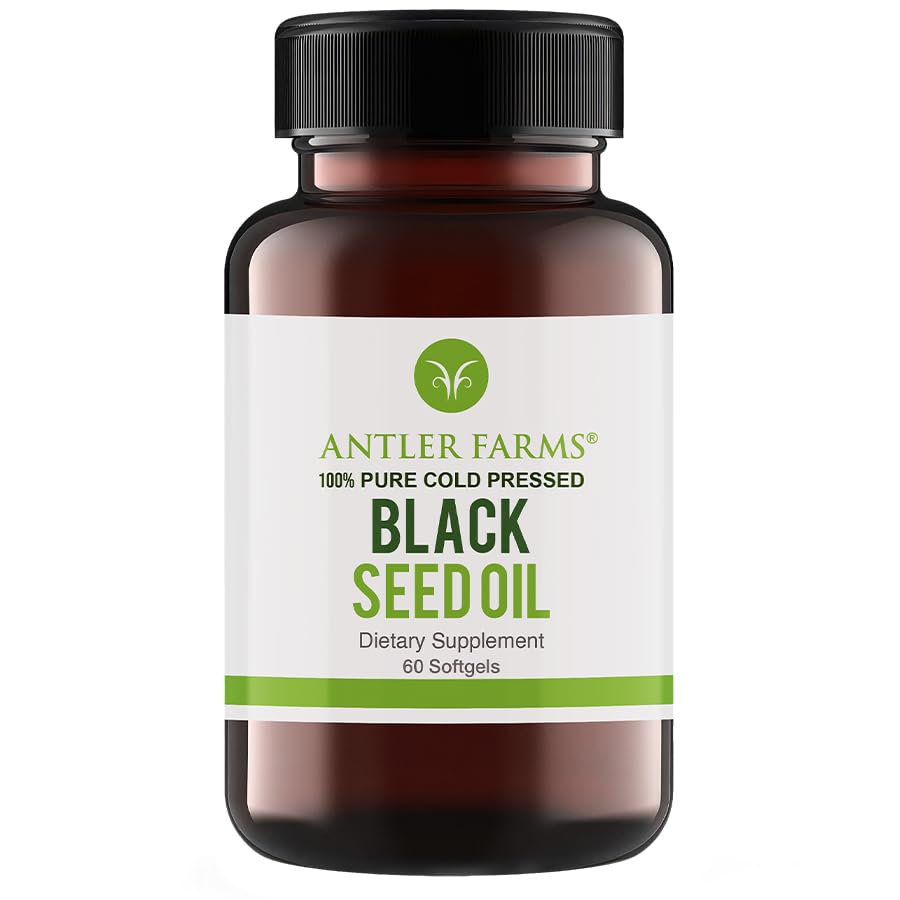Antler Farms Black Seed Oil Softgel Capsules, 60 Softgels