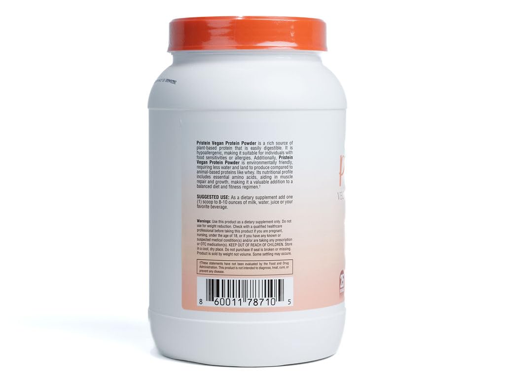 Pristein Vegan Protein Powder - Carrot Cake Flavor, 500