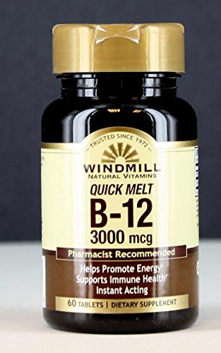 Windmill Vitamin B-12 3000mcg Tablet 60 Tablets