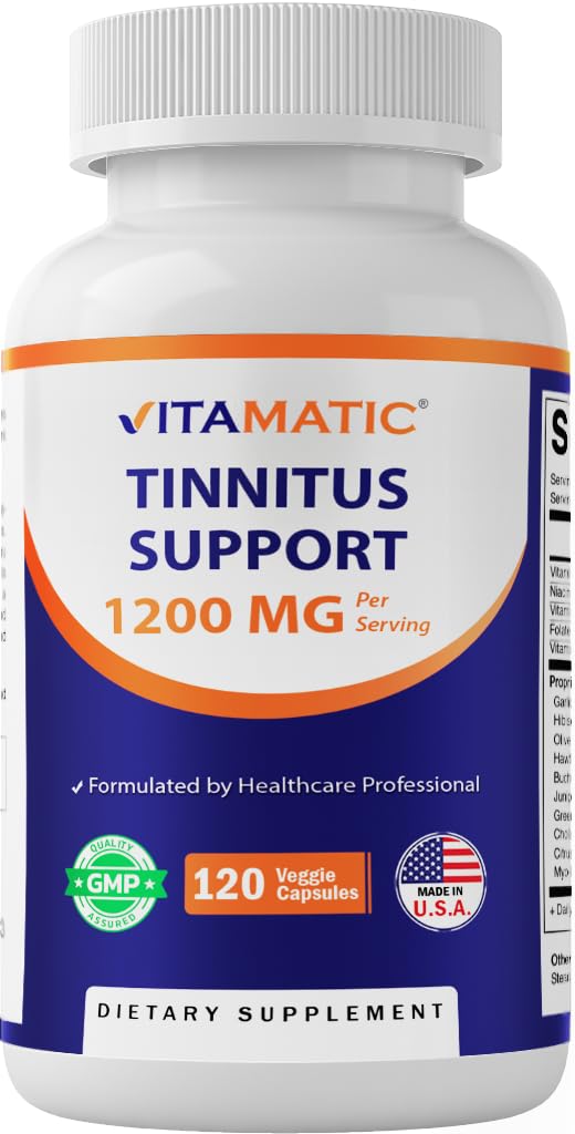 Vitamatic Tinnitus Relief Support Capsule, 120 Count