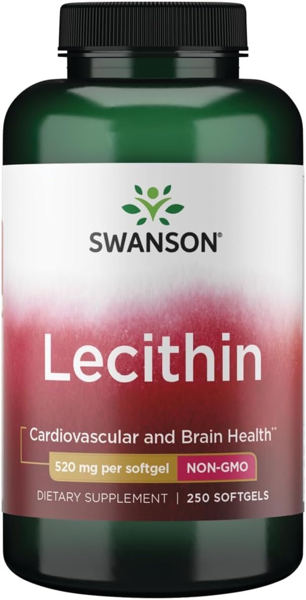 Swanson Lecithin Softgels 520 mg 250
