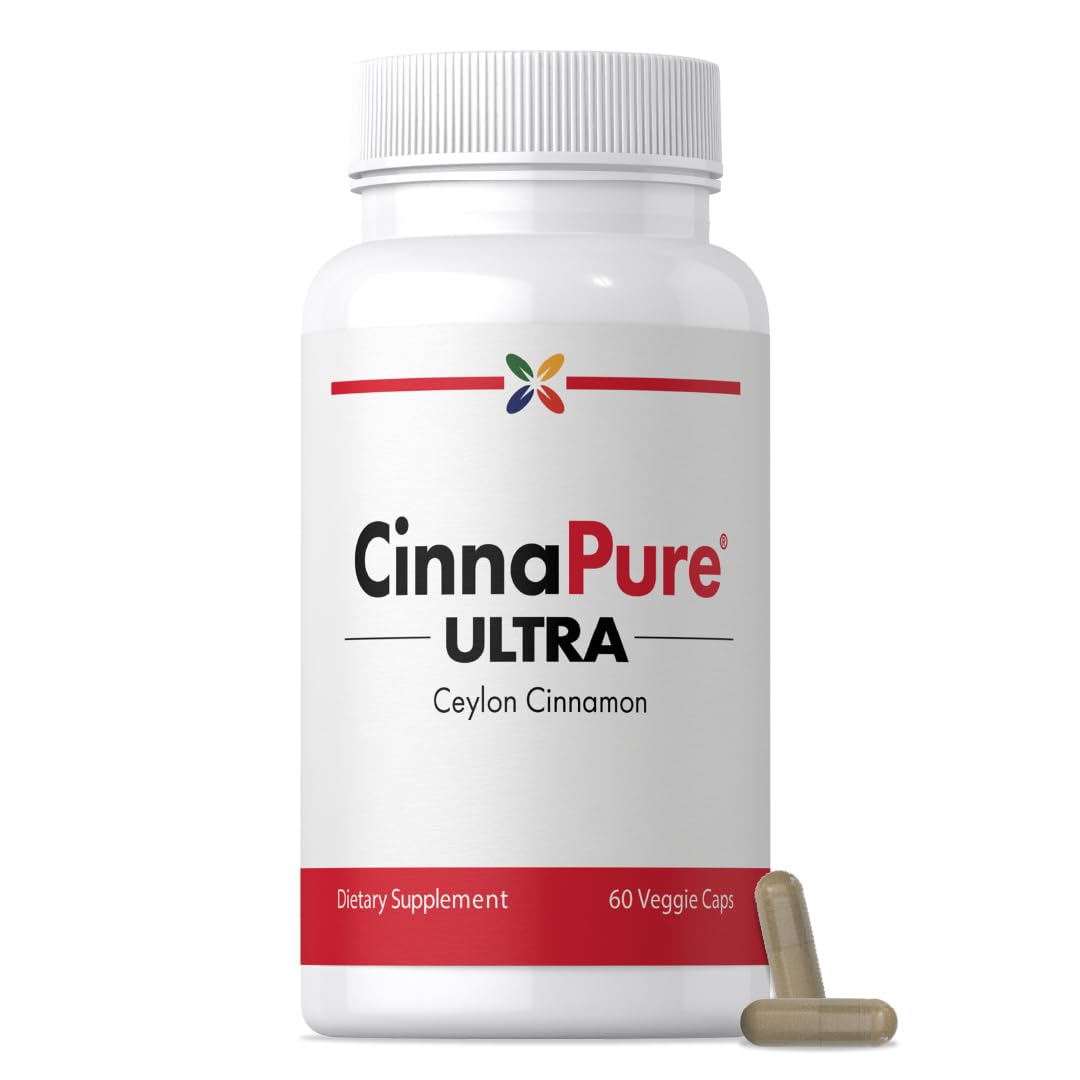 Stop Aging Now Ceylon Cinnamon Supplement with Chromium Capsule, 60 Count