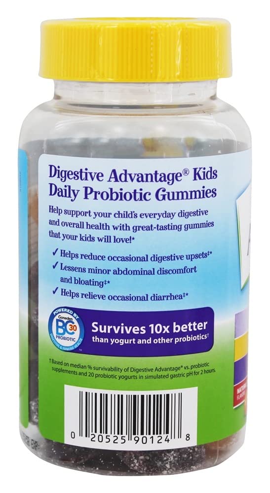 Digestive Advantage Probiotics Daily Probiotic Gummies for Kids, 60 ct