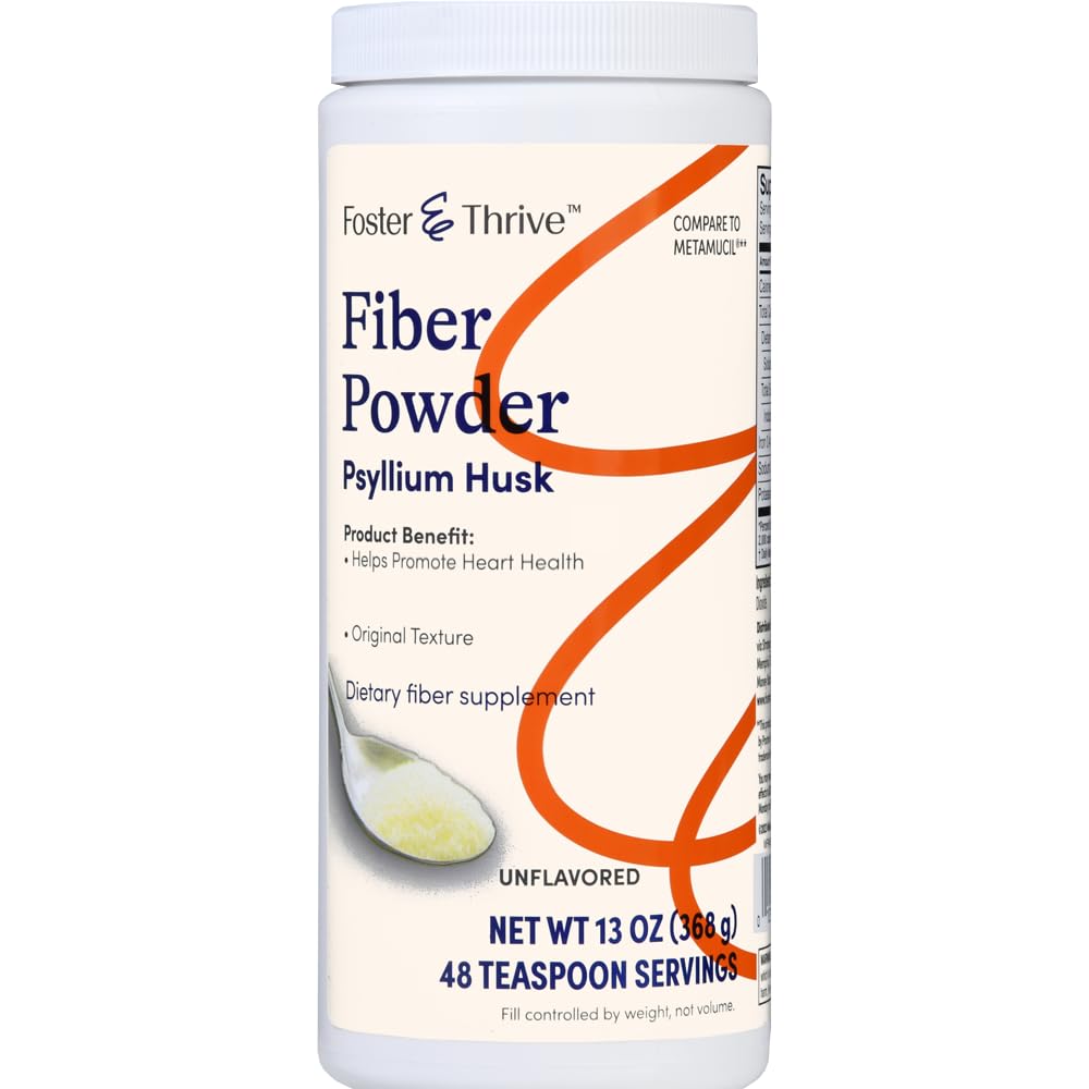 Foster & Thrive Daily Psyllium Husk Powder Supplement 13 Doses