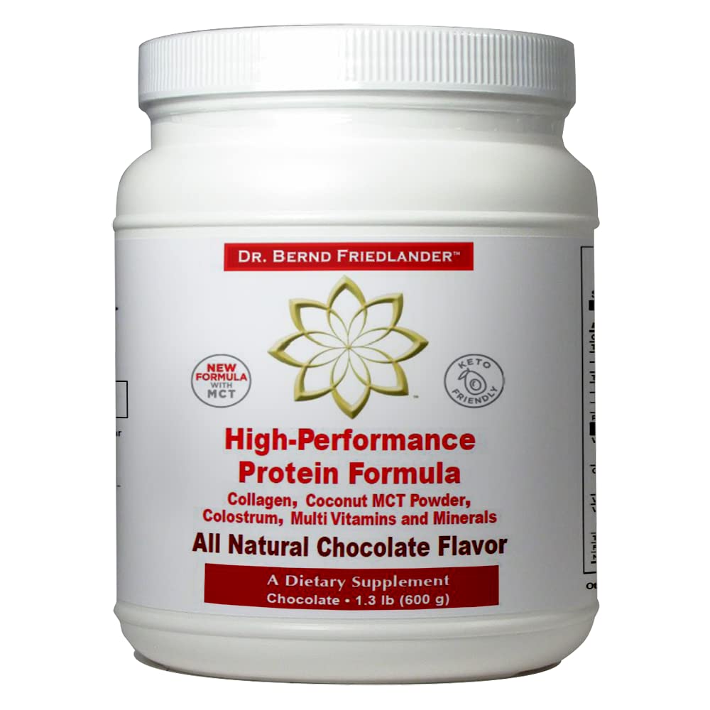 Dr. Bernd Friedlander High Performance Protein Formula Whey Protein Powder, Chocolate, 16 Servings