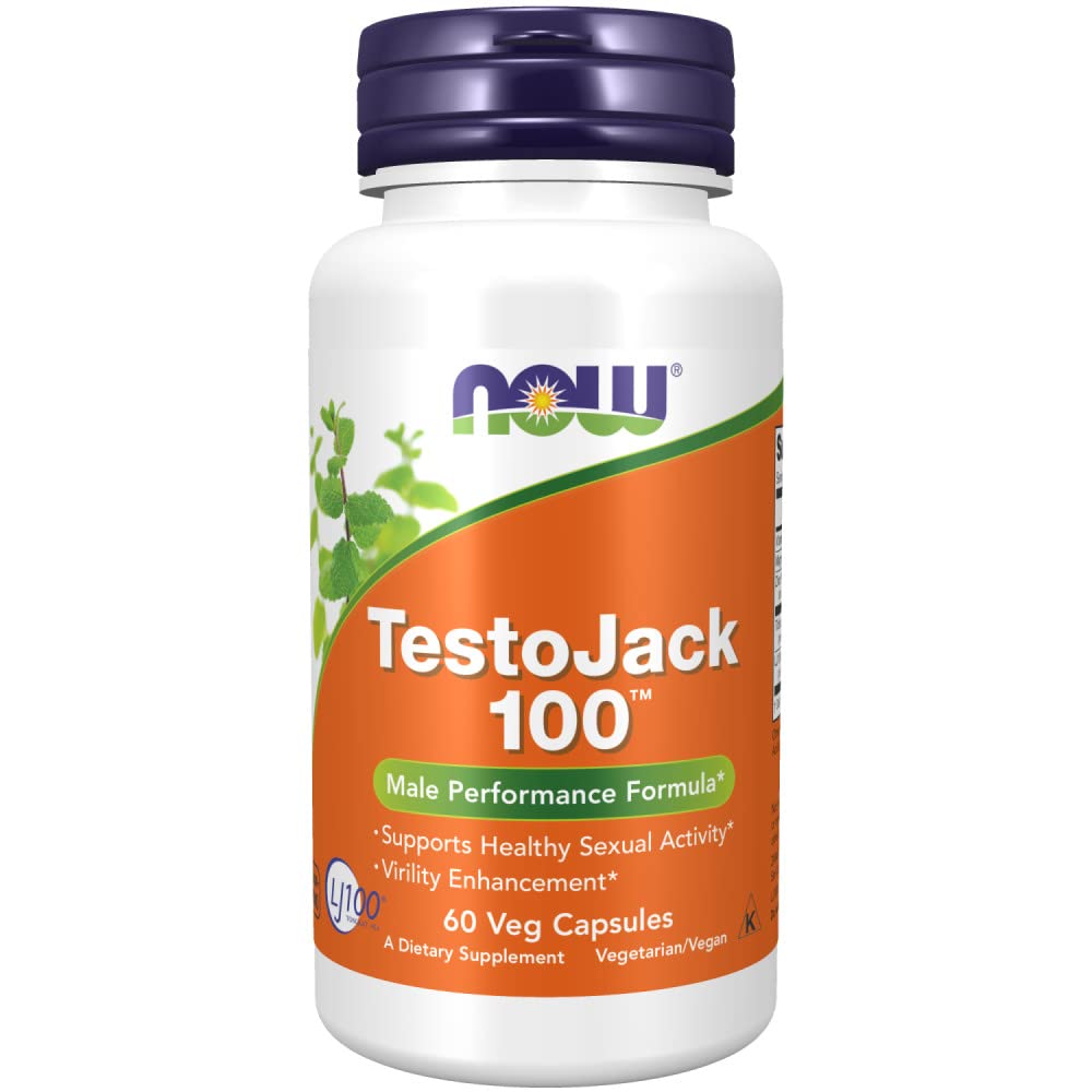 NOW Foods Testojack 100 Male Performance Formula Capsule 60 Capsules
