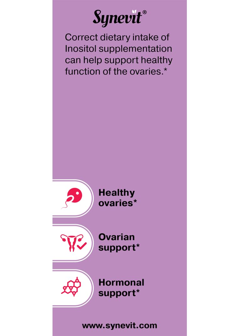 Synevit Fertilimin Fertility Supplement for Women – Supports Ovulation, Hormonal Balance, PCOS & Regular Cycles Capsules, 60 Count