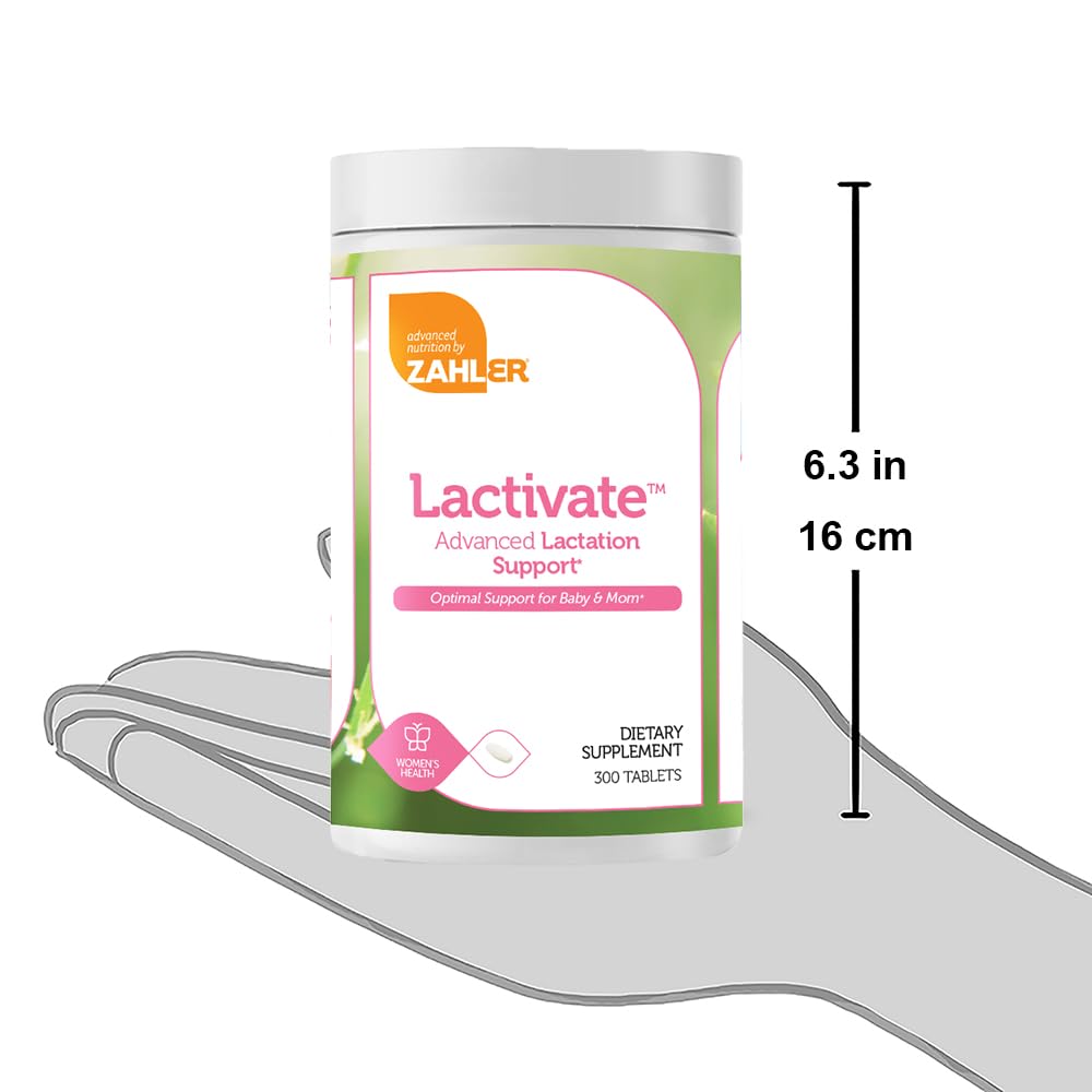 Zahler Lactivate Advanced Lactation Support Supplement 300 Tablets