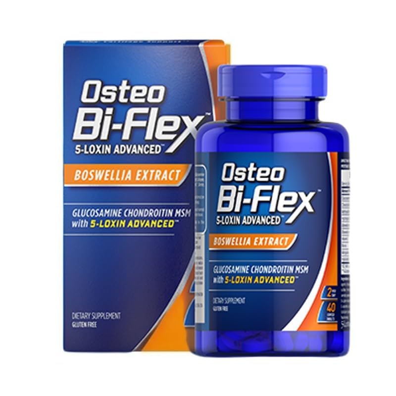 Osteo Bi-Flex Triple Strength Glucosamine Chondroitin Joint Supplement Caplets 40 Count