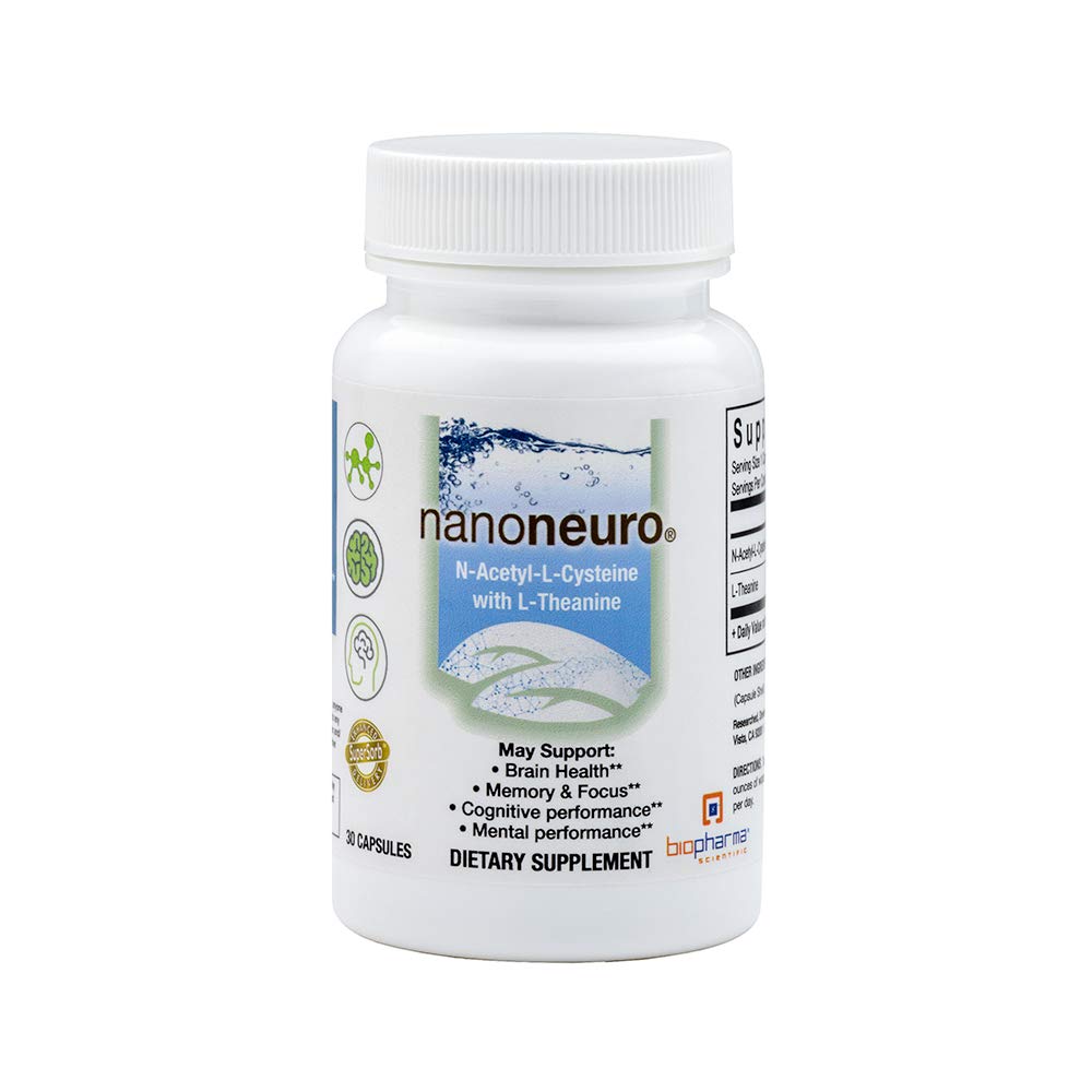 Biopharma Scientific NanoNeuro Brain Supplement Memory & Focus Support Capsule, 30 Count