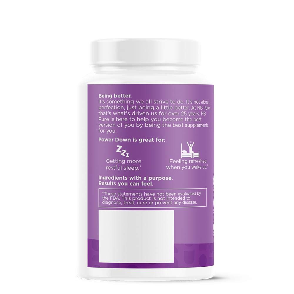 nbpure Power Down Sleep Supplement Capsule, 90 Count
