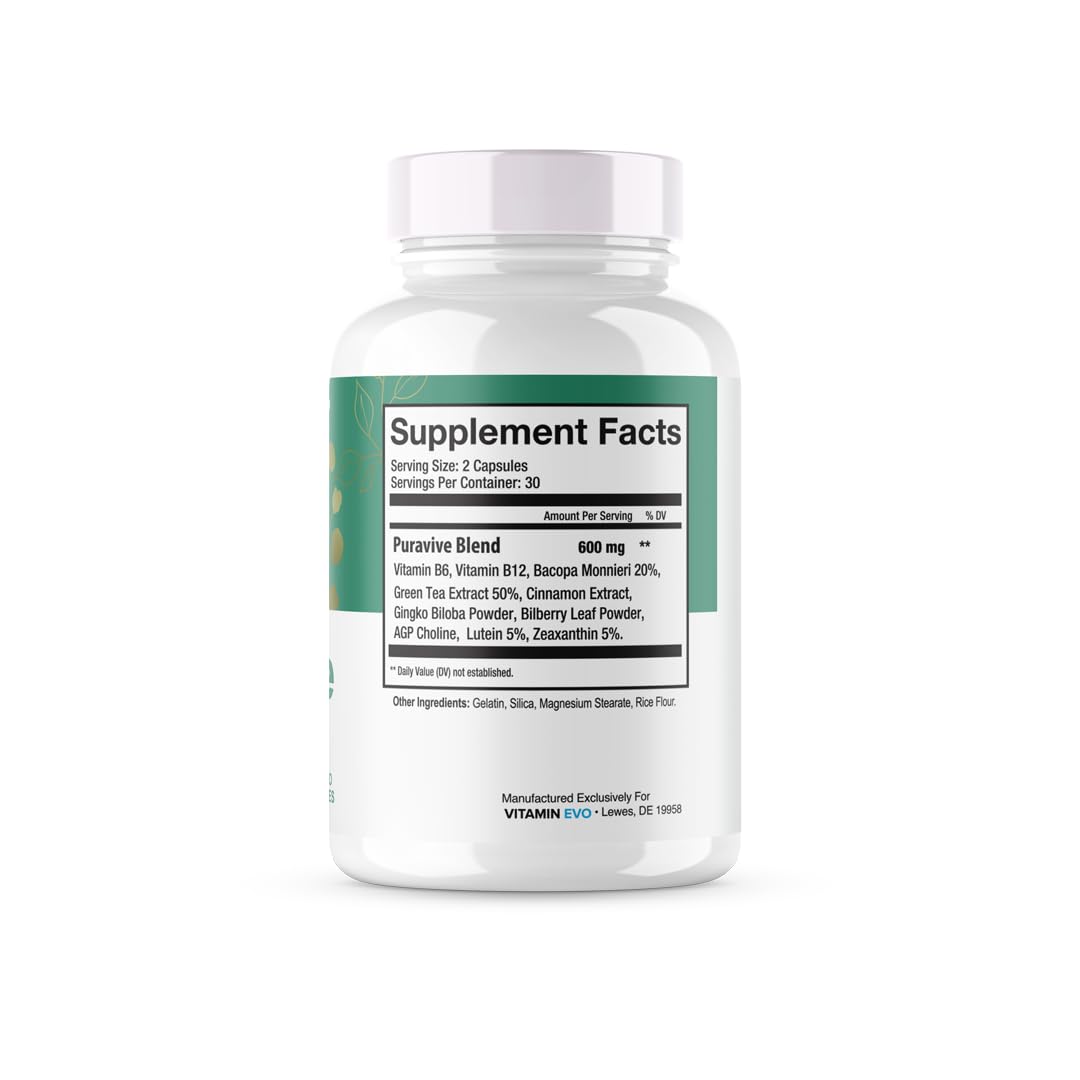 Vitamin Evo Puravive Capsules 60 Count