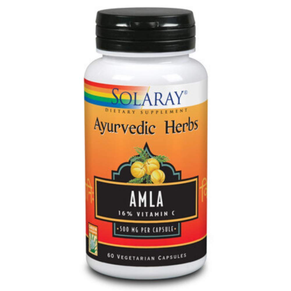 SOLARAY Amla Fruit Extract 500mg Capsule, 60 Count
