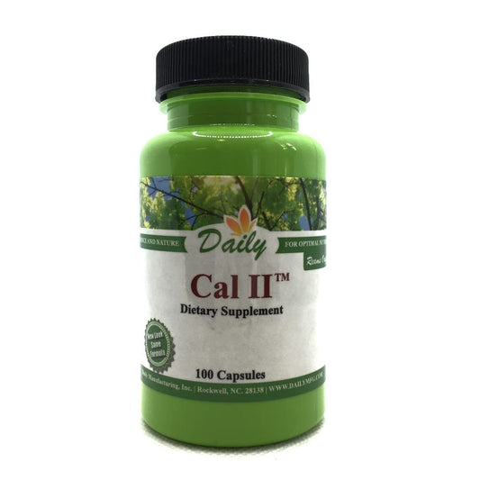 Daily Manufacturing Cal-II Calcium Carbonate & Hydroxide Capsules, 100 Count