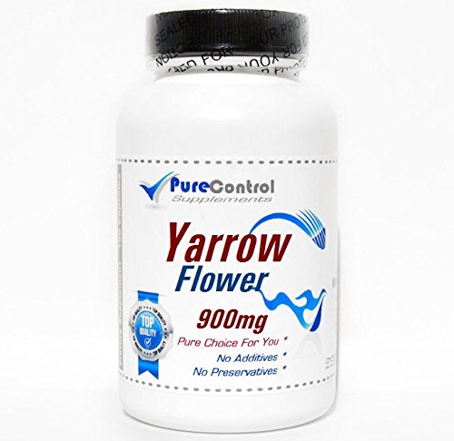 PureControl Supplements Yarrow Flower 900mg, 100 Capsules