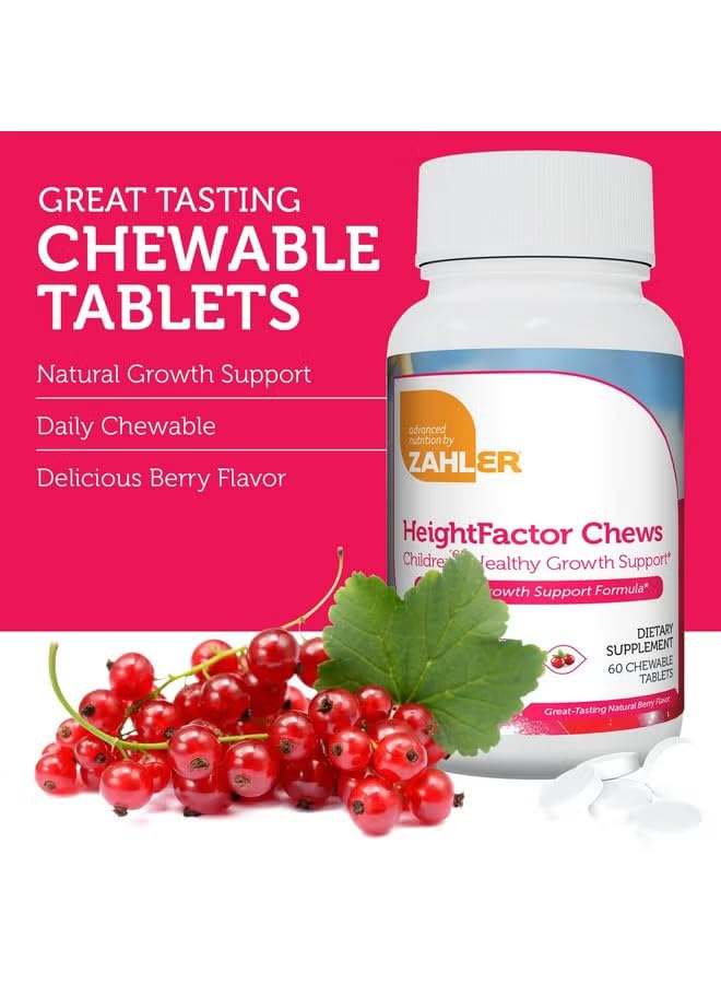 Zahler HeightFactor Chewable Tablets 60 Count