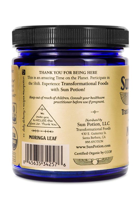 Sun Potion Organic Moringa Leaf Powder 215.88 Ounce