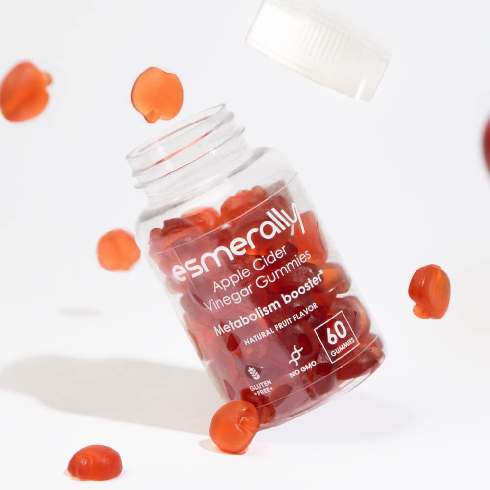 Esmerally Apple Cider Vinegar Gummies 180 Gummies
