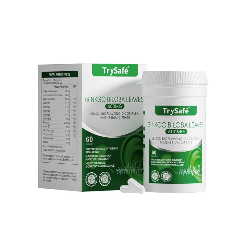 TrySafe Hearing Support Formula 1000mg Capsule, 60 Count
