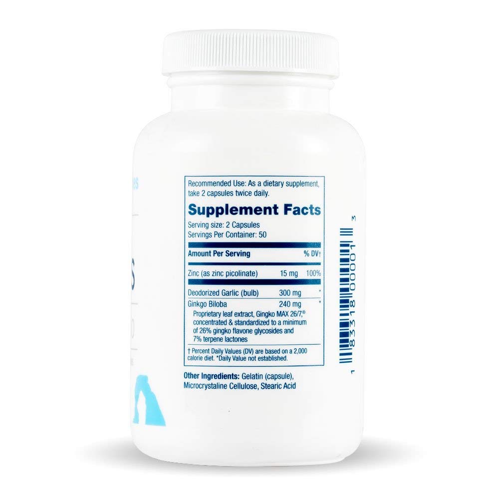 Arches Tinnitus Formulas Tinnitus Formula Capsules 100 Count