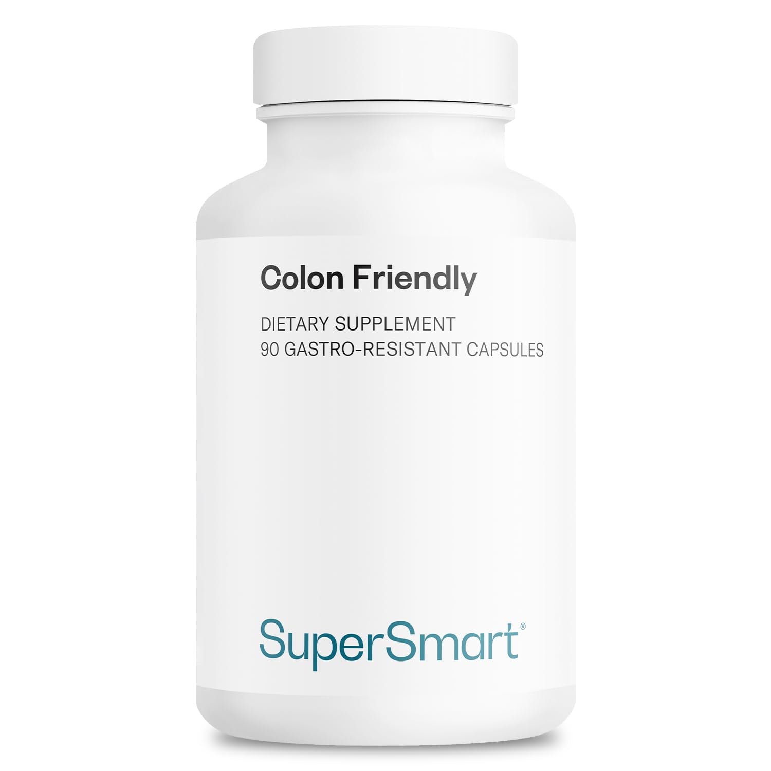 Supersmart Colon Friendly 17 Billion CFU per Day (Advanced Formula) 4-in-1 Probiotics Supplement with Bifidobacterium & Lactobacillus, Non-GMO & Gluten Free, 90 Capsules
