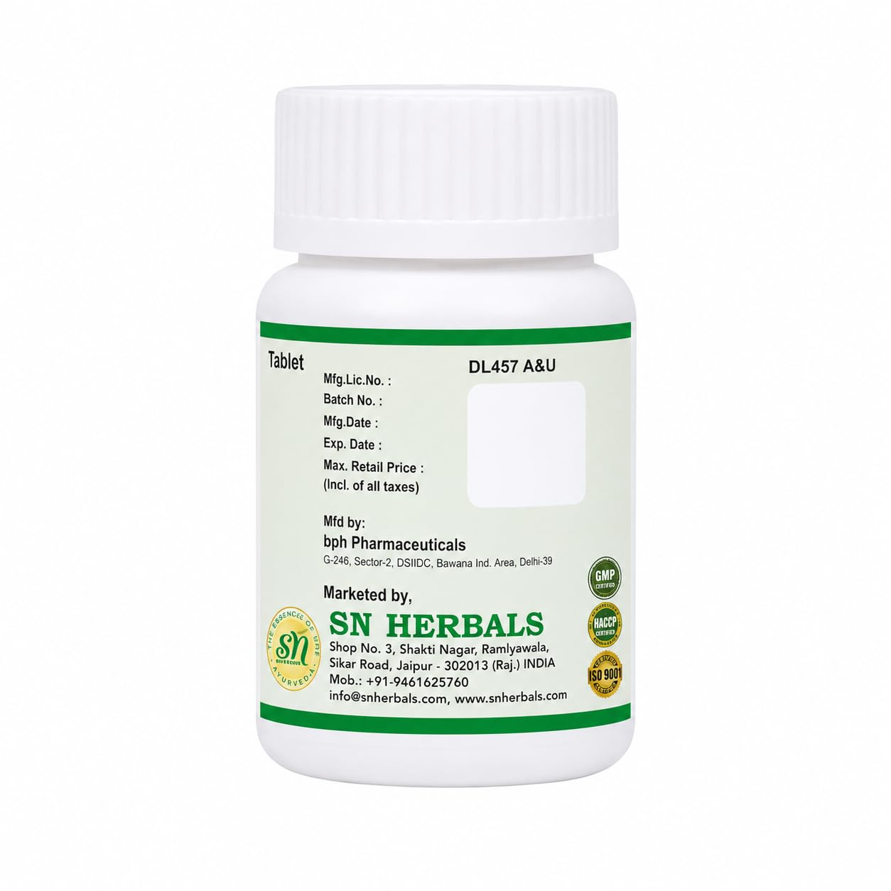 SN Herbals Tribhuvan Kirti Ras 50 Capsules