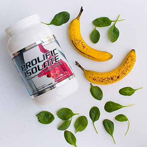 G6 Sports Prolific Isolate All Natural Whey Protein Isolate Powder, 40