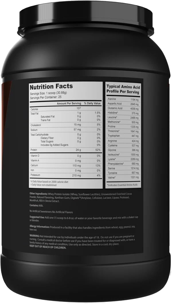 Vyotech Nutritionals Whey Protein Isolate Powder 27.2 oz