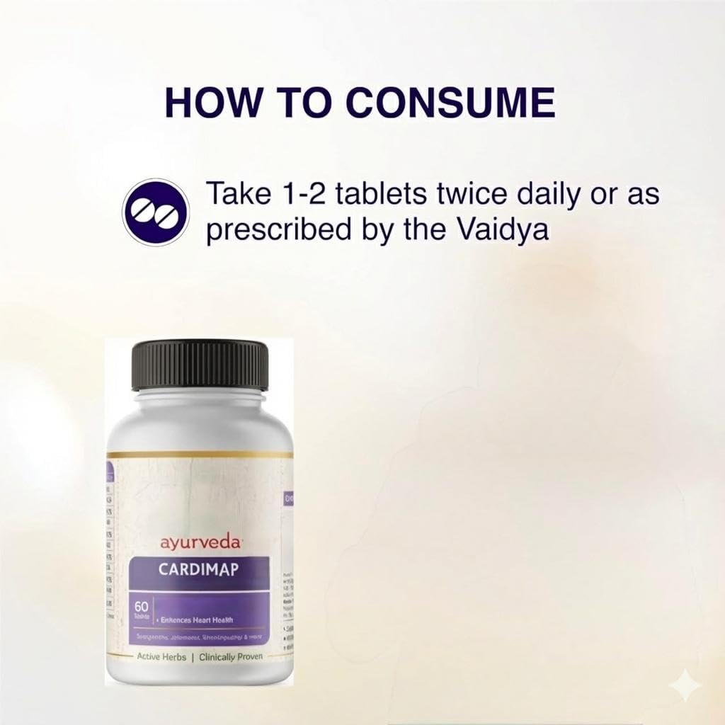 Generic Ayur Herbs Cardimap Tablets 60 Tablets