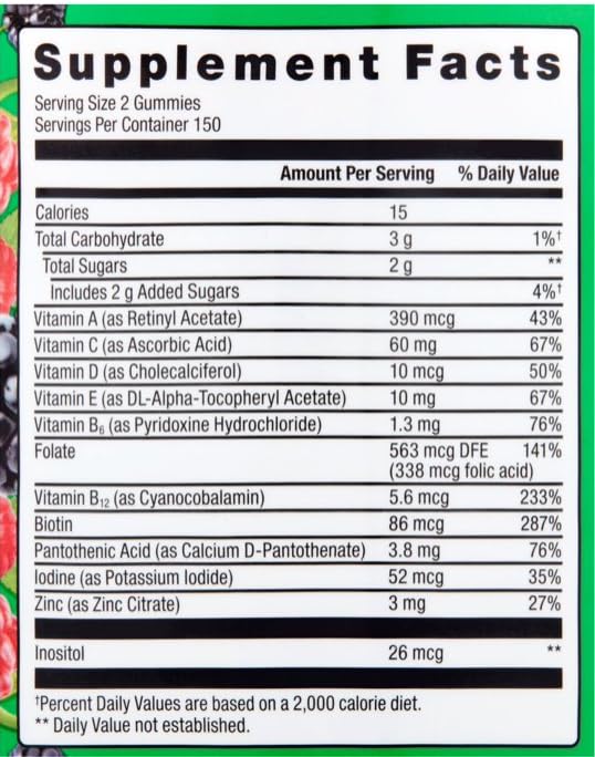 Generic Equate Adult Multivitamin Gummies, 300 Count