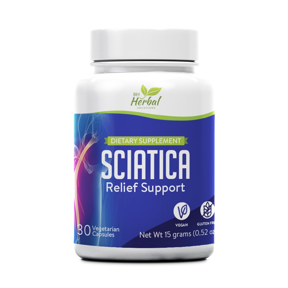 BH Herbal Solutions Sciatica Nerve Relief Support Capsule 30 Count