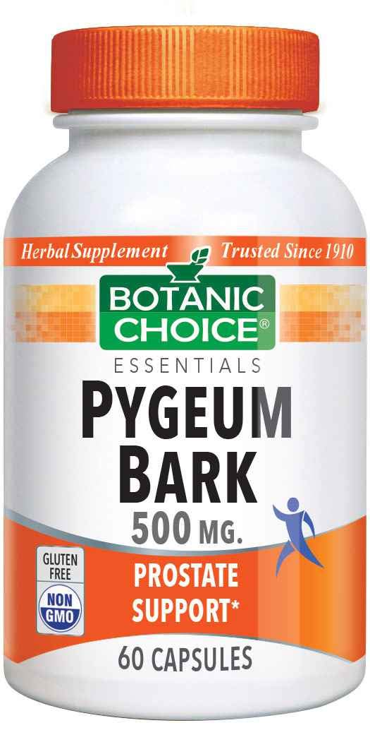 Botanic Choice Pygeum Bark 500 mg, 60 Capsules