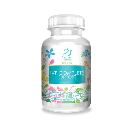 ACTIF IVF Complete Support with 15+ Advanced Factors for Egg Quality and Ovulation Softgel 90 Count