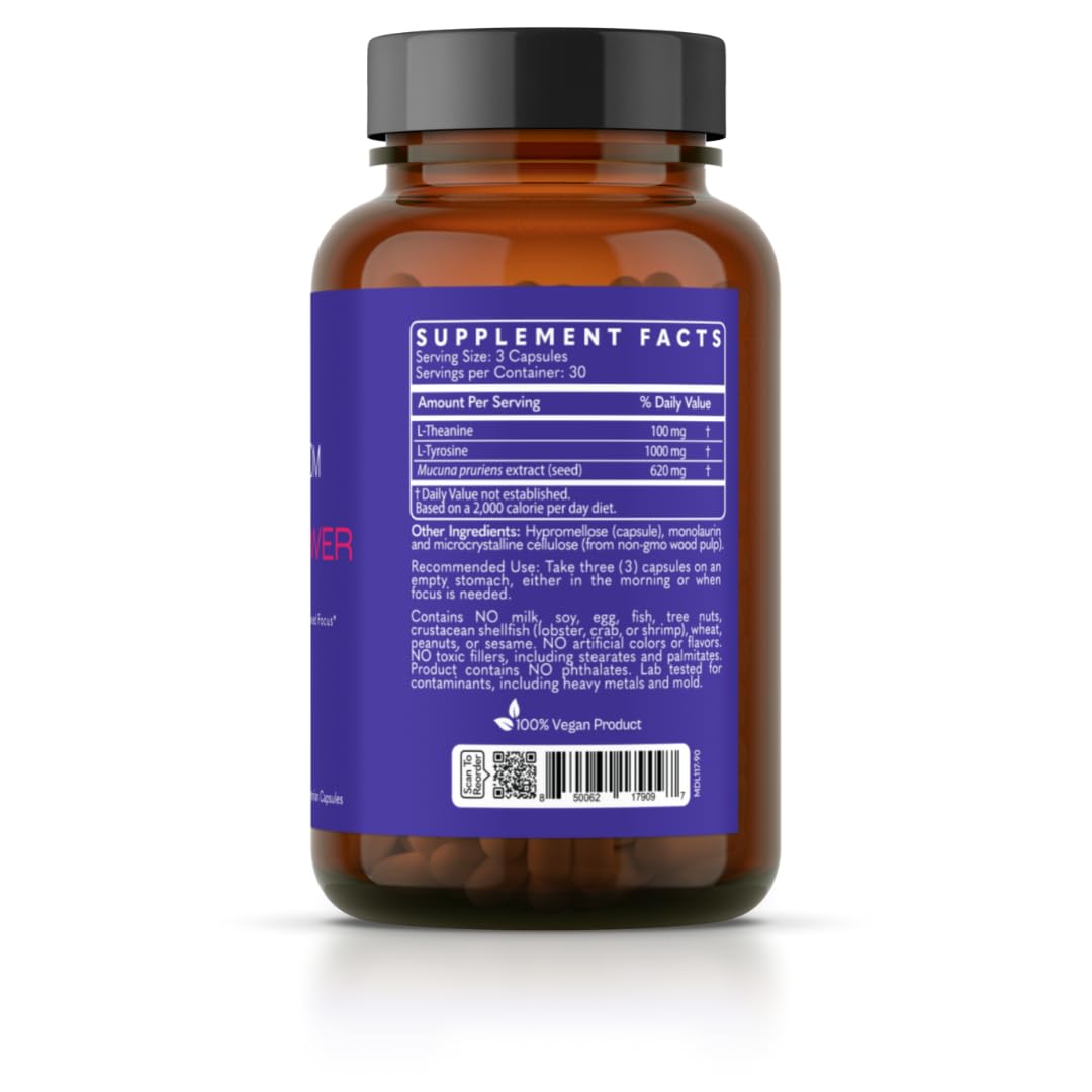 MD Logic Health FocusFlower by MoonBloom Capsule, 90 Vegan Capsules