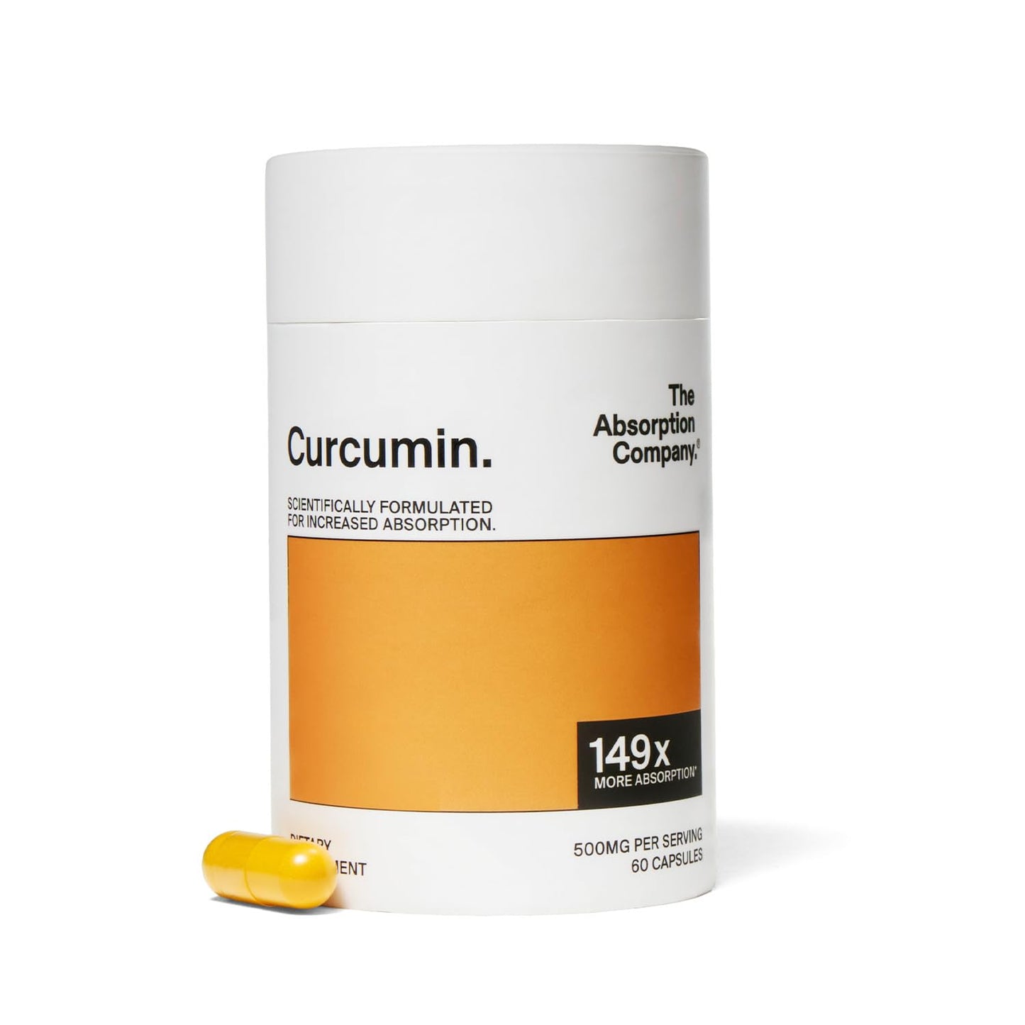 The Absorption Company Curcumin - Turmeric Supplement Capsules 60