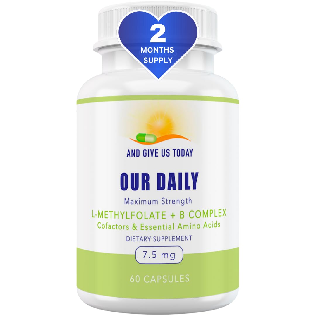 And Give Us Today Our Daily Our Daily Vites L-Methylfolate B Complex Cofactors & Essential Amino Acids Capsule 60 Count