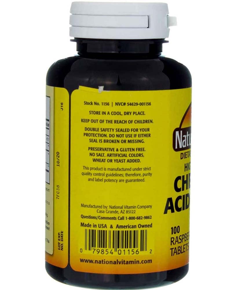 Nature's Blend Acidophilus Chewable Raspberry Flavor 300 Tablets