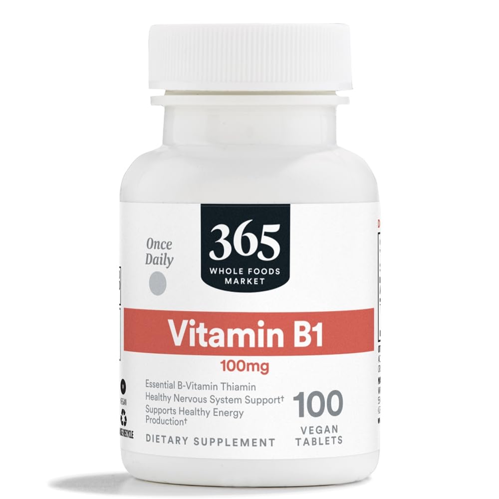 365 by Whole Foods Market Vitamin B1 100mg Tablet, 100 Tablets