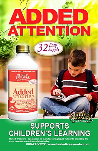 Buried Treasure Added Attention Children's Learning Support with GABA DHA Vitamin B and Herbal Blend Capsule 1 Bottle