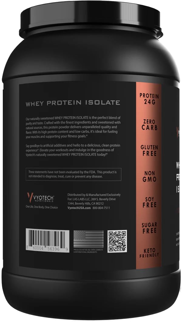 Vyotech Nutritionals Whey Protein Isolate Powder 27.2 oz
