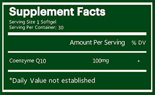 Na'trition Coenzyme Q10 100 mg Softgels 60 Count