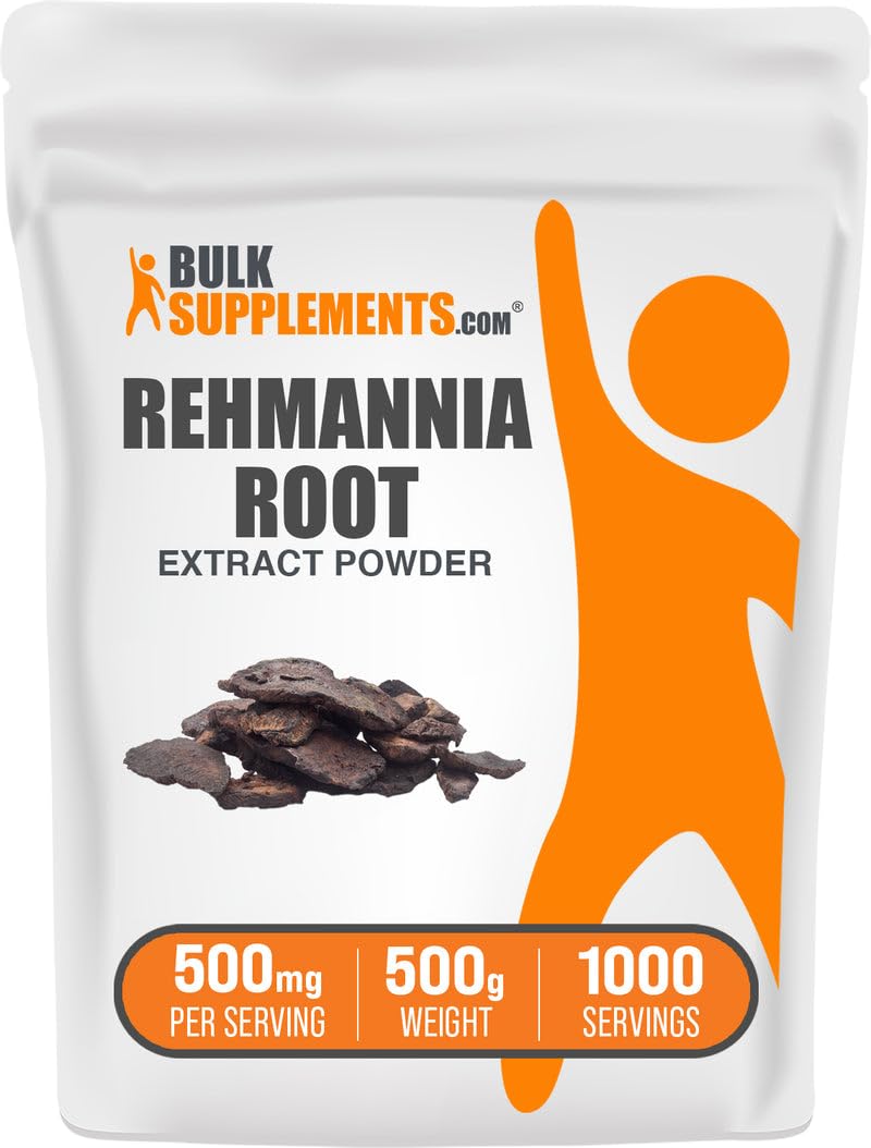 BulkSupplements Rehmannia Extract Powder 17.64 Ounce