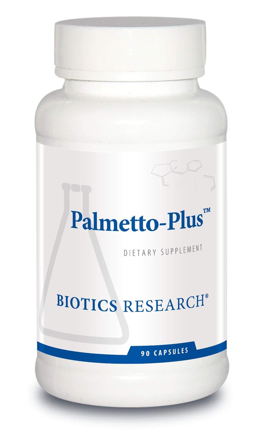 BIOTICS RESEARCH Palmetto-Plus Saw Palmetto Formula 500 mg, Extract & Berry 4:1 Extract, Men's Health Complex, Healthy Urination & Flow Formula, Lycopene, 90 Capsules