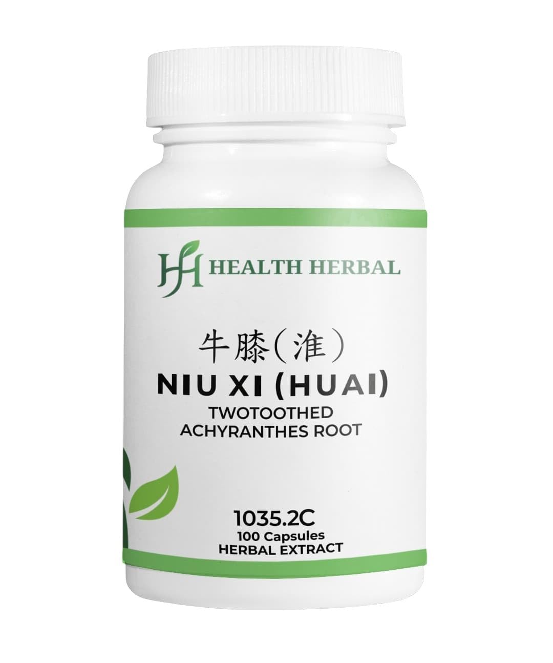 Health Herbal NIU Xi (Huai)/Two-toothed Achyranthes Root Capsule, 100 Capsules
