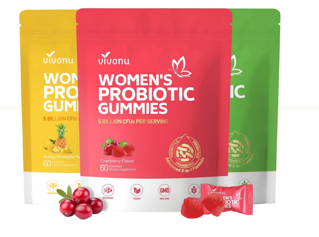VivoNu Viginal Probiotics for Women Gummies 180 Count
