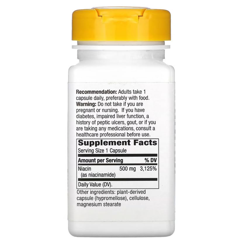 Nature's Way Niacinamide 500mg, 200 Capsules
