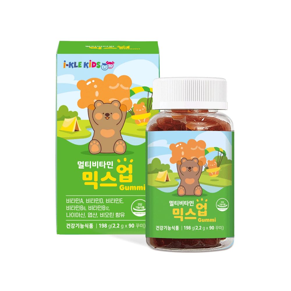 ZIOSTAND MixUp Multivitamin Gummies – Assorted Fruit Flavors, Fun Bear Shape, 90 Gummies