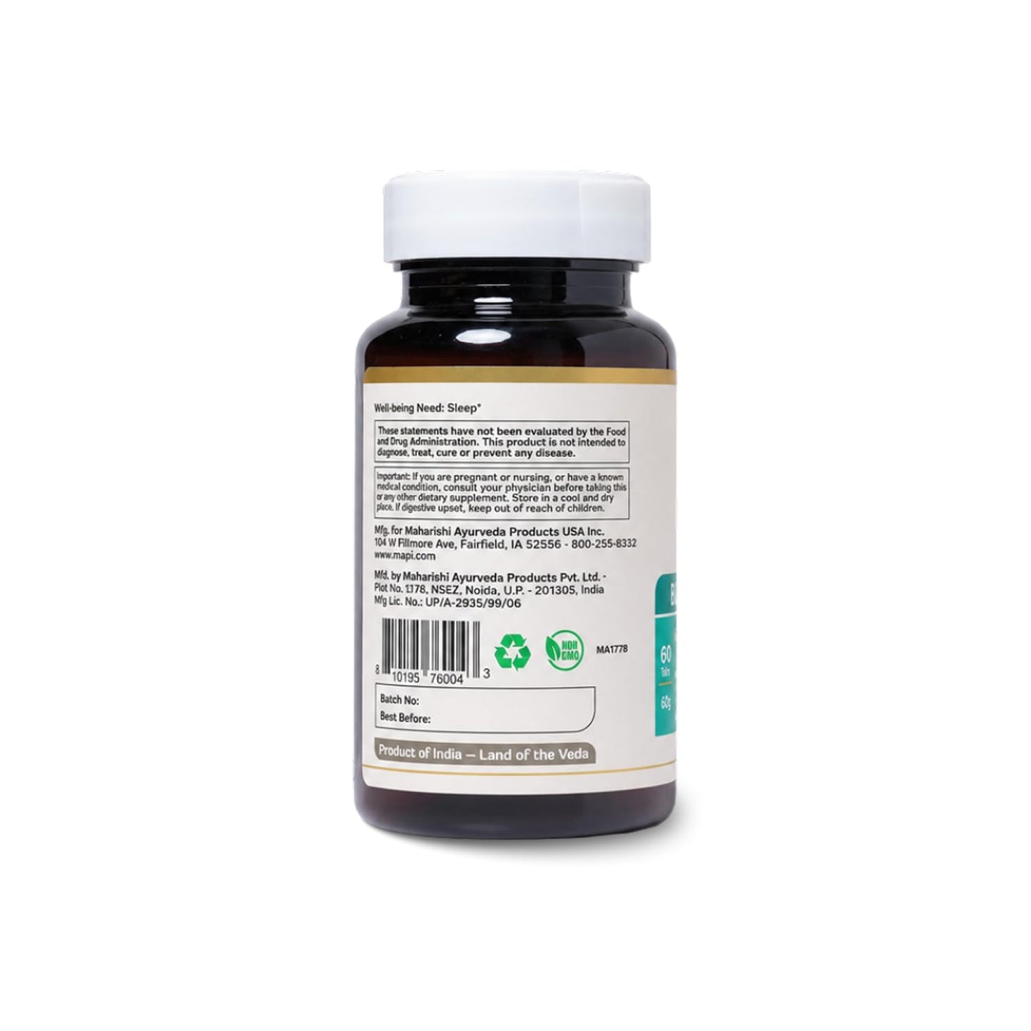 Maharishi Ayurveda Blissful Sleep Tablet 1 Count