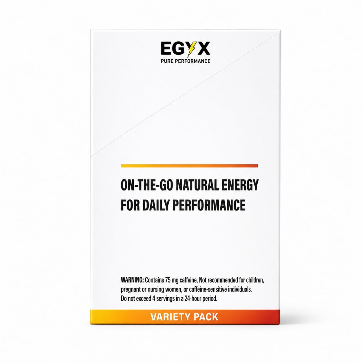 EGYX Honey-Based Energy Gel 75 mg Caffeine, Fast Clean Energy, Preservative-Free for Running, Workouts & Daily Use, 16-Count Variety Pack