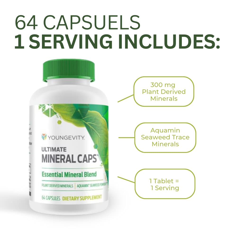 Youngevity Ultimate Mineral Caps Capsule 64 Count